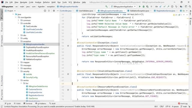 Billing System using Spring Boot. Spring boot exception handling controller advice integration смотреть онлайн