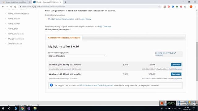 MySqlClient VB.NET смотреть онлайн