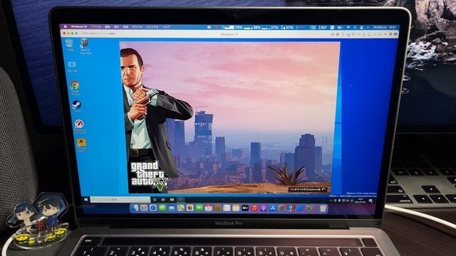 M1チップ搭載MacBook Proで『GTA5』はどれくらいできるのか？Parallels Desktopを使ってARM版のWindows10を使用！果たしてウインドウズ上でも快適にゲームは快適か