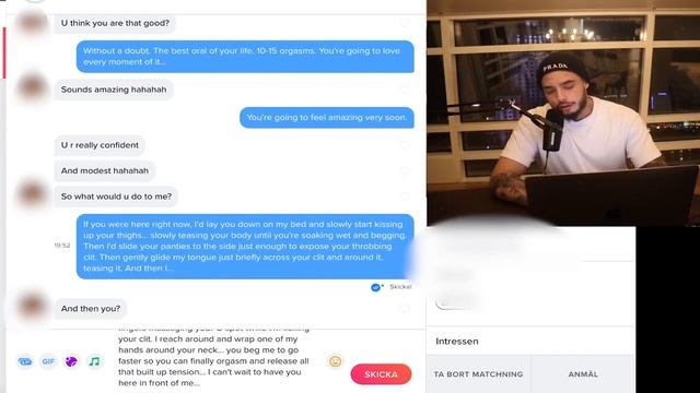 My Tinder LIVE: 7 Dates In 35 Minutes (+ Explaining EVERY Message) смотреть онлайн