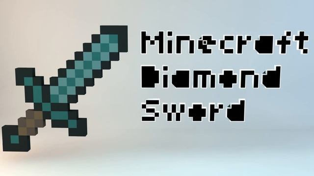 FREE Cinema 4d Minecraft Diamond Sword(.c4d Project file) смотреть онлайн