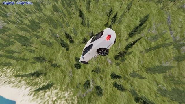 Cars VS Challenging Slope Ramp - Car Crash Simulator - BeamNG Drive смотреть онлайн