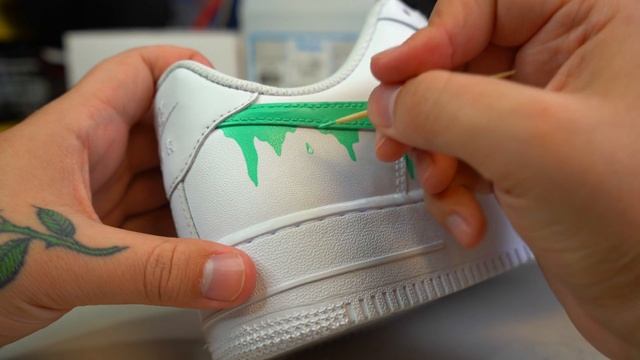 Custom Nike Air Force 1 Tiffany Drip ?️? (Satisfying) смотреть онлайн