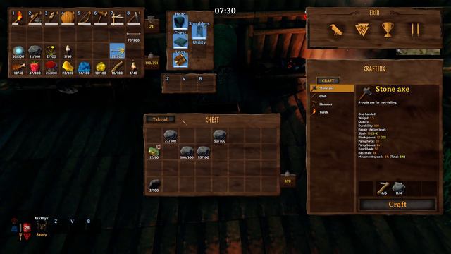 Valheim Movable Chest Inventory Mod смотреть онлайн
