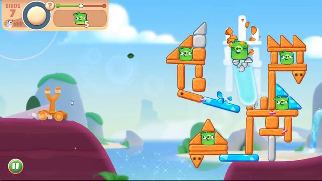 Angry Birds Journey Level 11 - NO BOOSTERS GAMEPLAY 😡🐦🏝️ | SKILLGAMING ✔️ смотреть онлайн