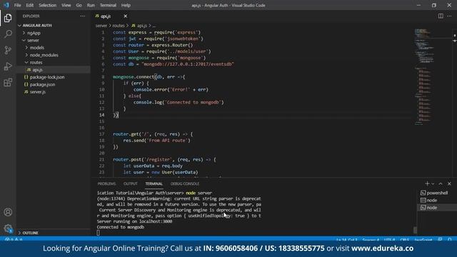 Angular Authentication Tutorial | Angular Authentication and Authorization | Edureka смотреть онлайн