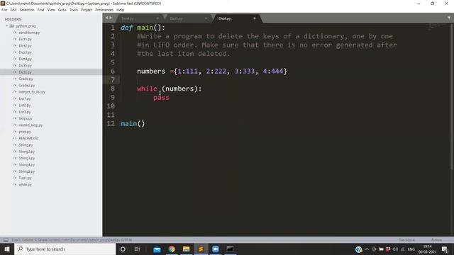 Python 55 #12 Dictionary Programs | 11th CBSE Hindi| Computer Science 2021 смотреть онлайн