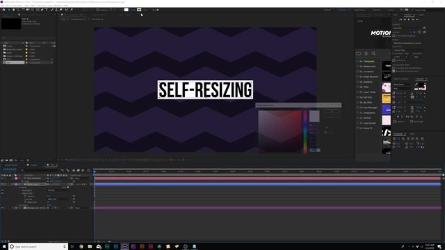 Automated Self-Sizing Title Boxes | After Effects Motion Graphics Tutorial смотреть онлайн
