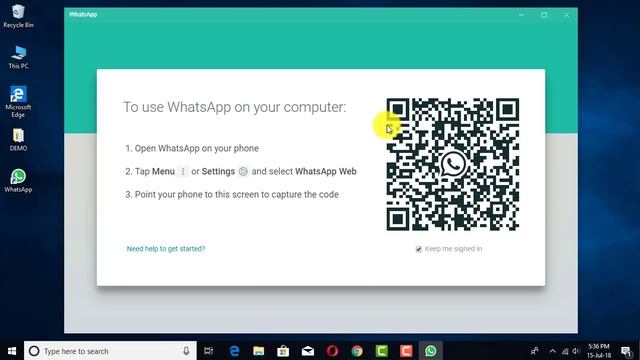 How to use whatsapp on computer in Telugu | Whatsappweb смотреть онлайн