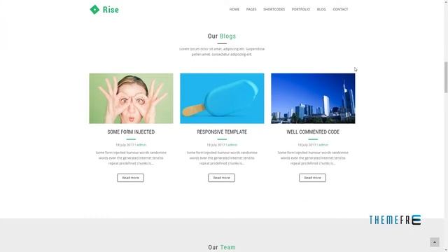 Rise - Responsive Multi-Purpose Drupal 8 Theme | Free Template смотреть онлайн