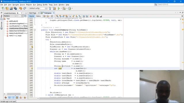 Files in Java |Java Assignments (Question f,g,h,i,j,k and l) for university students with Mr Ezekie смотреть онлайн