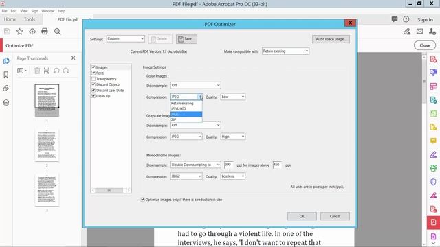 How to Compress PDF File size without losing quality in Adobe Acrobat Pro DC смотреть онлайн