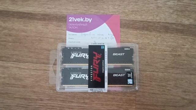 Распаковка — Оперативная память DDR4 Kingston KF432C16BBK2/16 смотреть онлайн