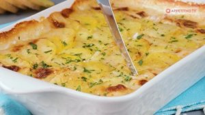 Залейте картофель молоком и отправьте в духовку - будете благодарить меня за трюк!