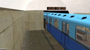 Московское метро Таганско-краснопресенская линия Trainz 2012
