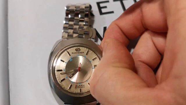 Vintage Swiss watch Carl F. Bucherer Memomatic Alarm Auto ref. 9751 cal. Lemania 2980 1970's смотреть онлайн