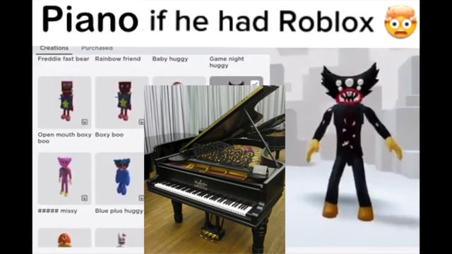 Piano if he had Roblox ? смотреть онлайн