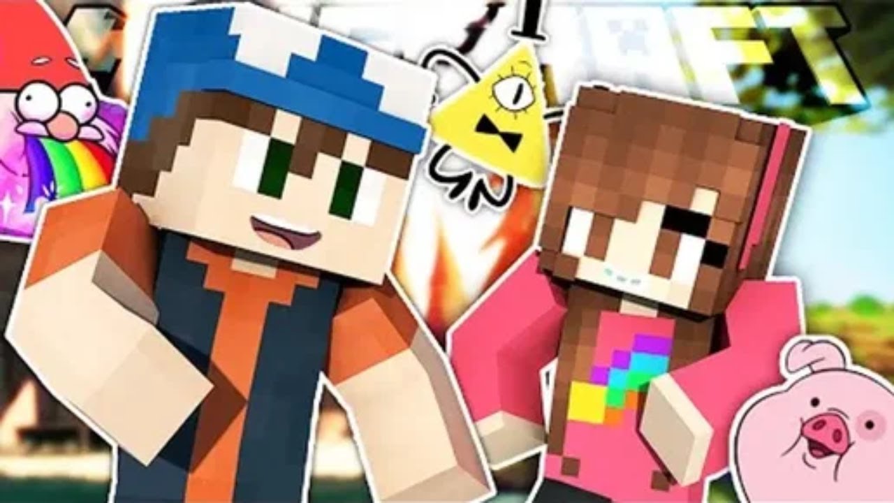 гравити фолз в майнкрафте диппер и мэйбл раскрыли секрет пасифики часть 4 смотреть онлайн