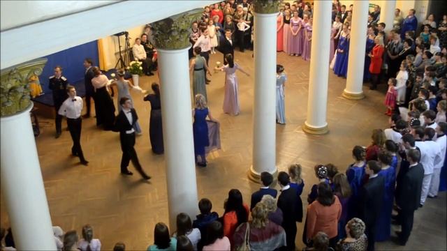 II Епархиальный молодежный Сретенский бал Танец Полонез смотреть онлайн