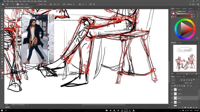 [Speeddraw] Casual cafe day out (Sketch) смотреть онлайн