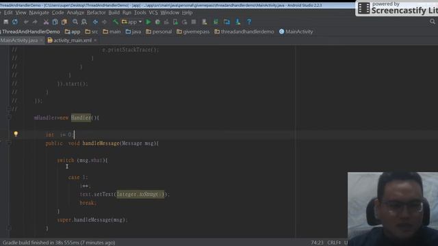 android thread handler 範例 смотреть онлайн