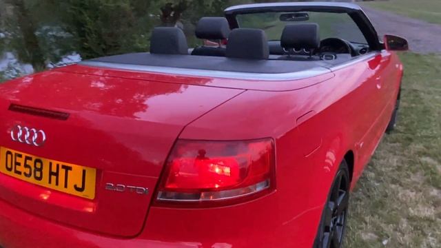 Audi A4 Cabriolet 2.0 TDI S line Cabriolet 2dr смотреть онлайн