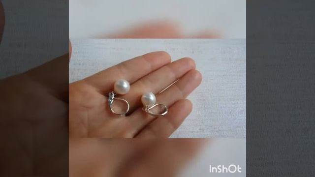 Серьги с жемчугом. Натуральный речной жемчуг смотреть онлайн