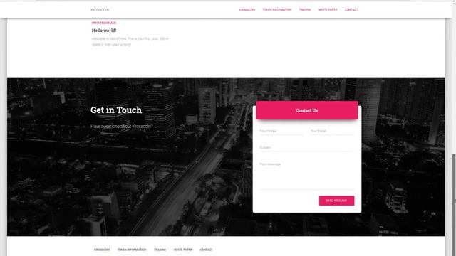 LOOOOL krosscoin.io ICO WebSite. WordPress "Hello world!" :D смотреть онлайн