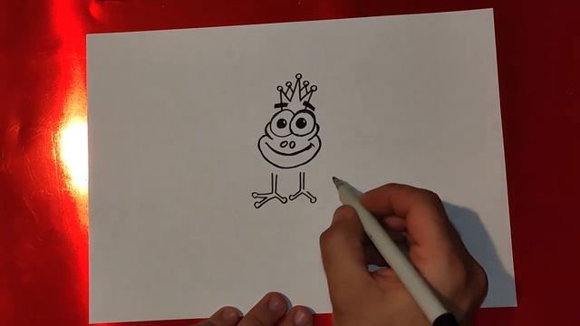 Как нарисовать Принца Лягушку / Урок Рисования / How to draw Prince Frog / Drawing Lesson смотреть онлайн