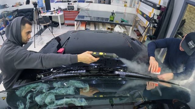 Как наклеить пленку на капот? смотреть онлайн