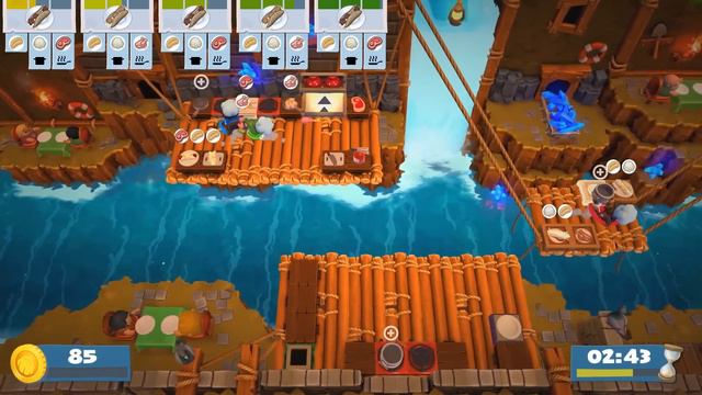 Running A Restaurant that Breaks Every Food Law in Overcooked смотреть онлайн