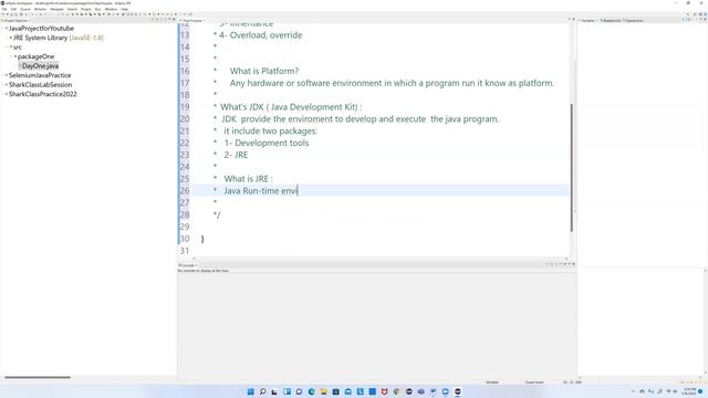 What is Java, JDK and Flow of control#03 смотреть онлайн