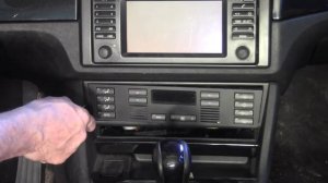 BMW 5 серии E39  Как снять блок управления клима.....