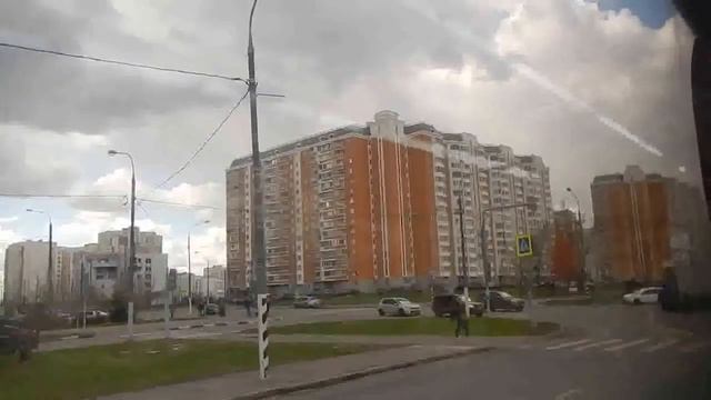 Поездка на автобусе ЛиАЗ-6213.65-77 № 171107 Маршрут № 848 Москва смотреть онлайн