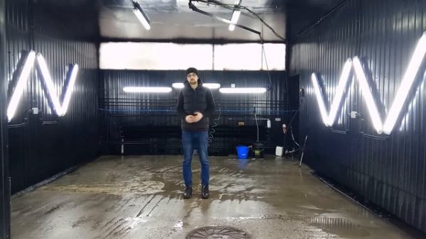 Освещение в боксах ANGAR Detailing Studio