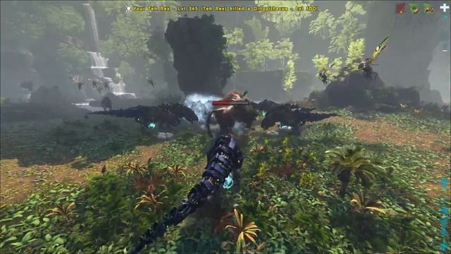 The Final Boss Battle - Alpha Dinopithecus King VS Tek Rex | ARK: Lost Island #53 смотреть онлайн