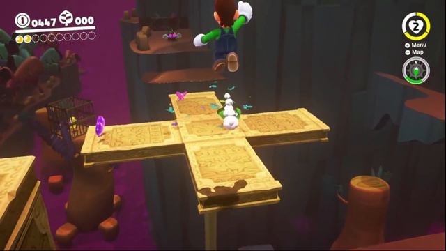 Luigi Odyssey But Every Moon Makes Luigi BIGGER...