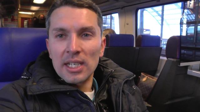 Сели в поезд Амстердам - Аэропорт Схипхол Schiphol! Amsterdam, Нидерланды (Netherlands). Голландия! смотреть онлайн