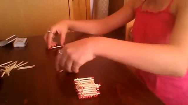 как зделать колодец со спичек смотреть онлайн