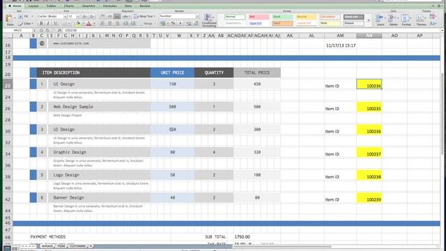 Professional Corporate Invoice смотреть онлайн