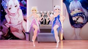 Genshin Impact 18+ MMD Ayaka | Lumine