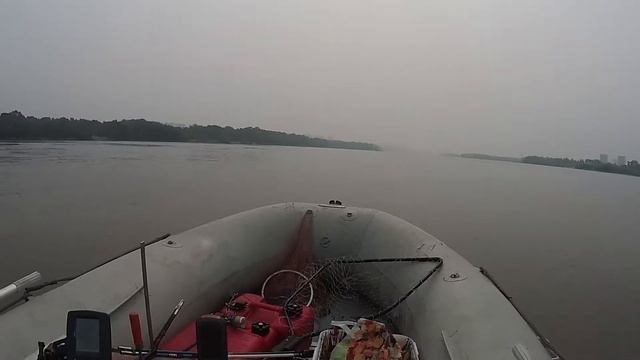 Обзор рыбных мест Р Иртыш г Омск 24 07 2019г №7 по Рейду, из Лампочки вверх смотреть онлайн