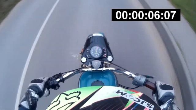 Разгон мотоцикла Урал смотреть онлайн