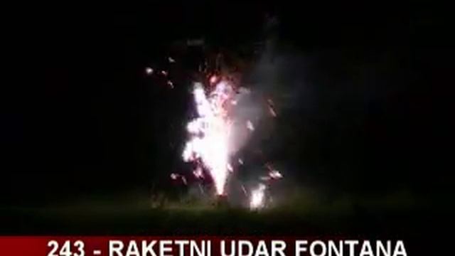 Orion Pirotehnika - 243 - Raketni udar fontana смотреть онлайн