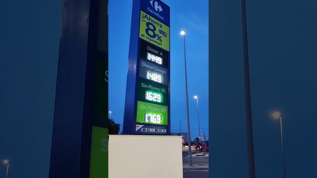 Цены на бензин и дизель в Испании, май 2023 смотреть онлайн