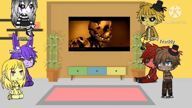 Fnaf + Puppet reacts to Left behind смотреть онлайн