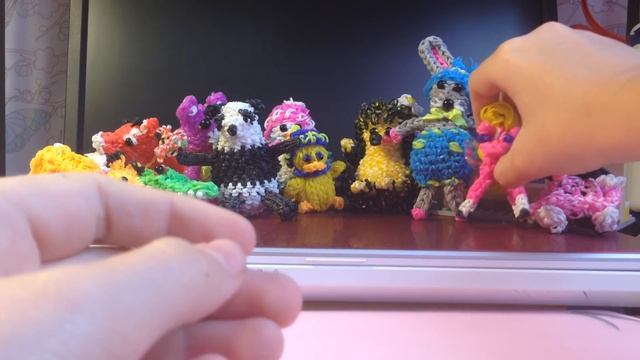 Мой новые поделки из резинок часть#4 смотреть онлайн