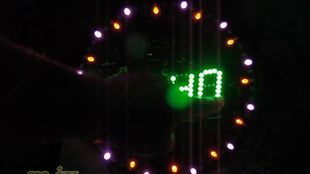 around digit led clock 60 led 160 Led wall clock 03 смотреть онлайн