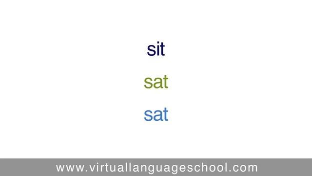 The Pronunciation of Irregular Verbs смотреть онлайн