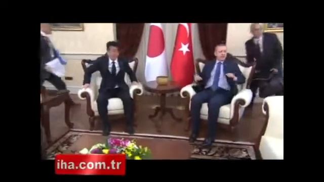 Премиерът на Турция Реджеп Тайип Ердоган се срещна с премиера на Япония Шиндзо Абе